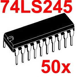 

( 50 pcs/lot ) 74LS245 Logic IC, DIP Package,TTL