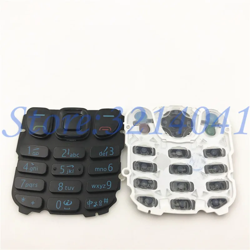

50Pcs/Lot Good quality English Keypad Keyboard Buttons For Nokia 6303 6303c Black/White
