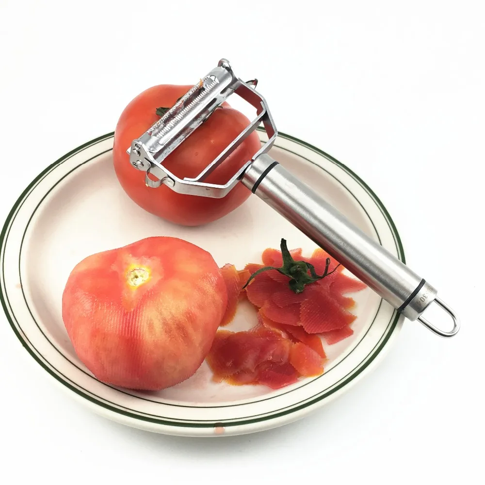 2017 Новый Многофункциональный нож для чистки и нарезки соломкой 2 в 1 из