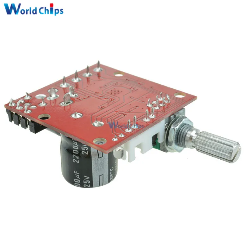 12 В Mini Hi Fi PAM8610 аудио стерео усилитель плата 2X10W двухканальная D Класс умная