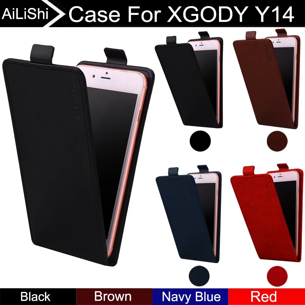 

AiLiShi For XGODY Y14 Case Up And Down Vertical Phone Flip Luxury Leather Case Phone Accessories 4 Colors Tracking Hot In Stock