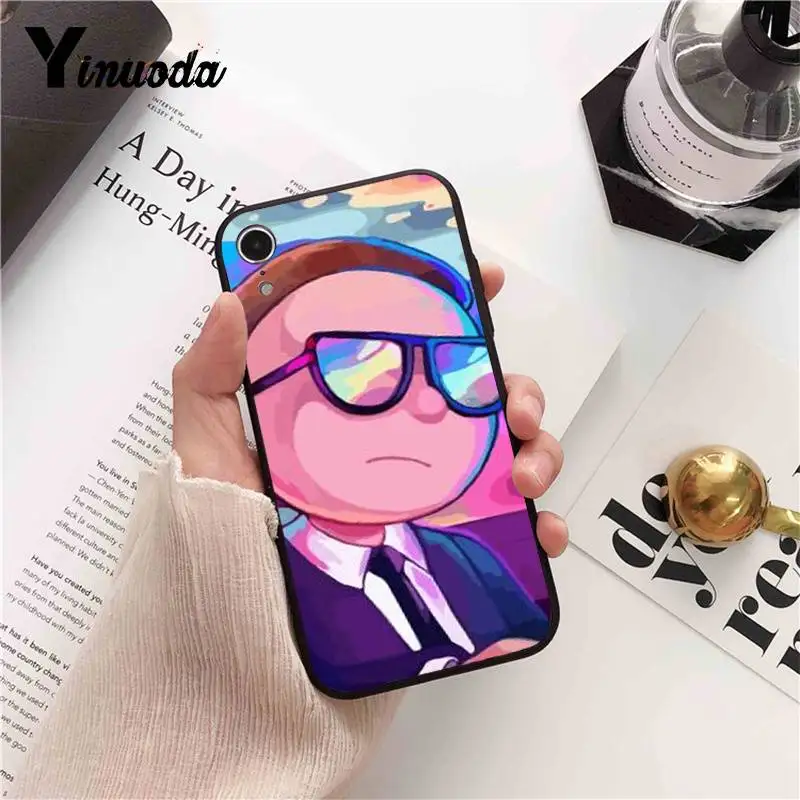 Силиконовый чехол Yinuoda Rick Morty для iPhone 8 7 6 6S 6Plus X XS MAX 5 5S SE XR 10 11 pro max|Чехлы-накладки| |