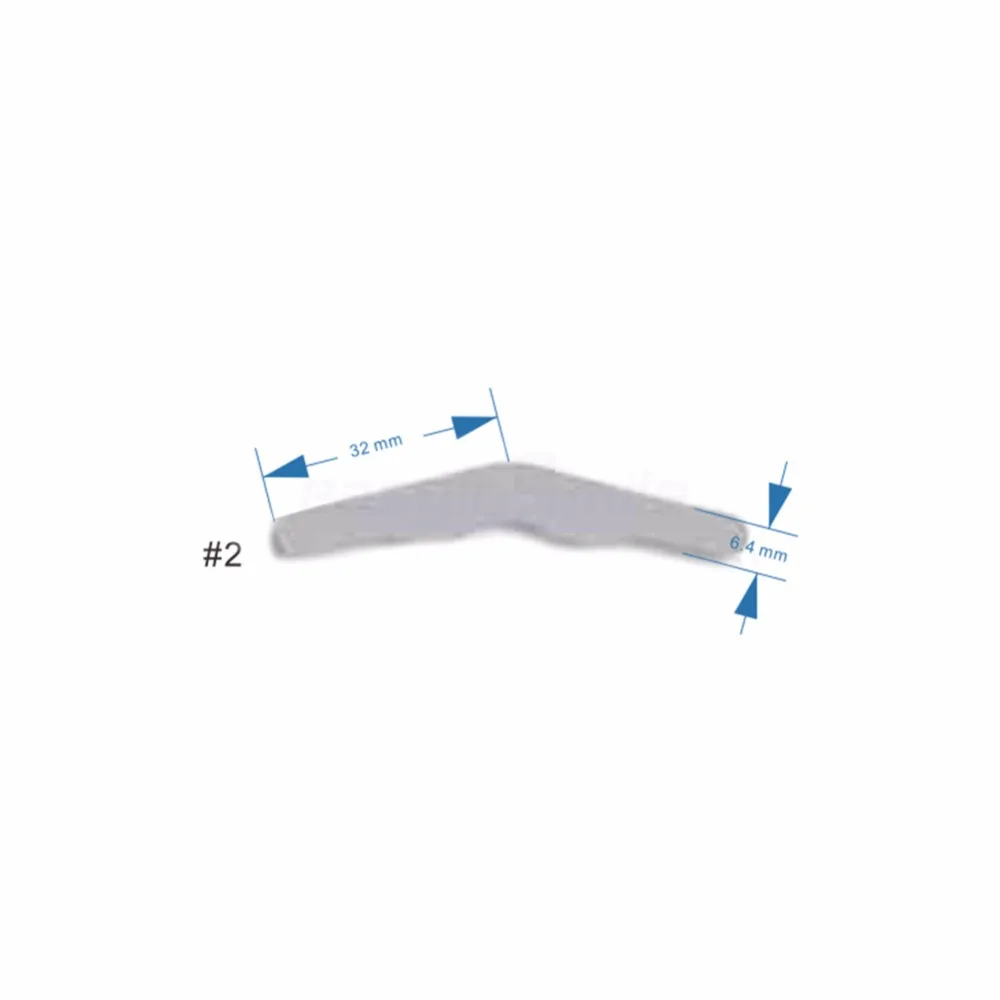 Композиты Easyinsmile из нержавеющей стали Матричные полосы стоматологические, 0,04 мм 144 шт./упак