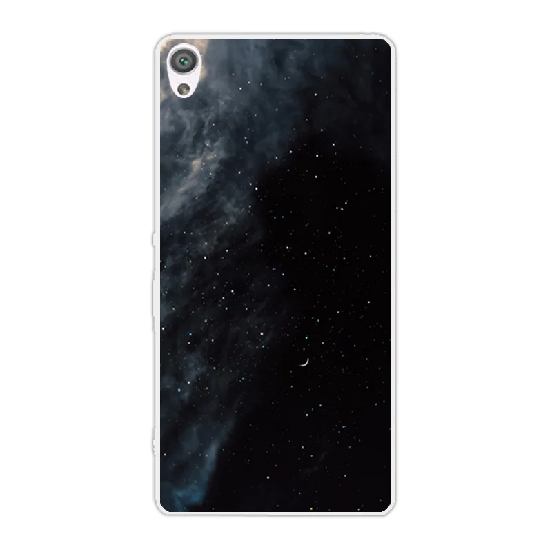 For Sony Xperia XA Soft Silicone Phone Cases for F3111 F3113 F3115 Clear Heaven Back Cover Coque xA |