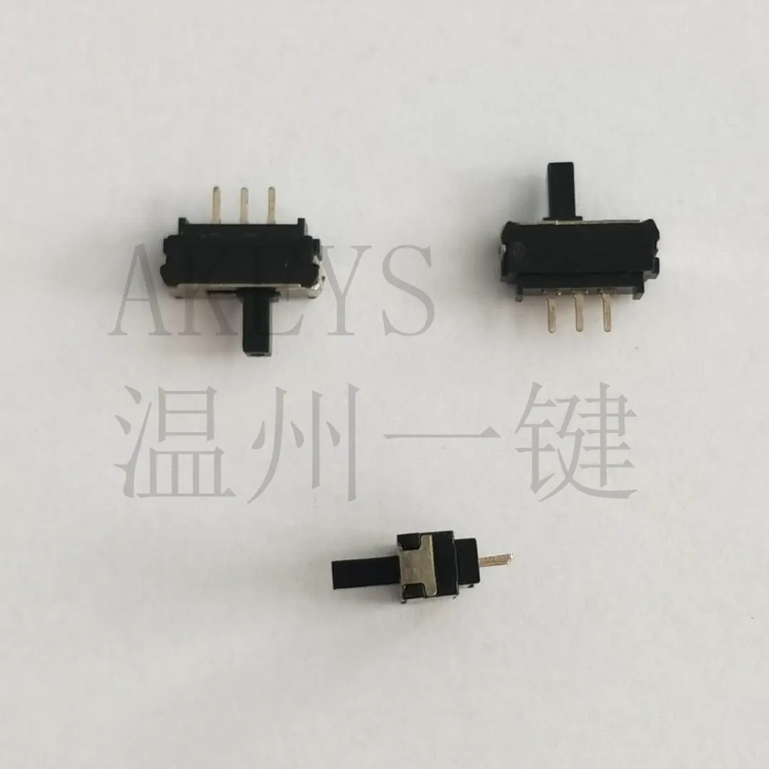 

5 Pcs MINI toggle switch 11.2x4.2x5.2mm Vertical insert 3 foot slide switch Handle height 4.5mm