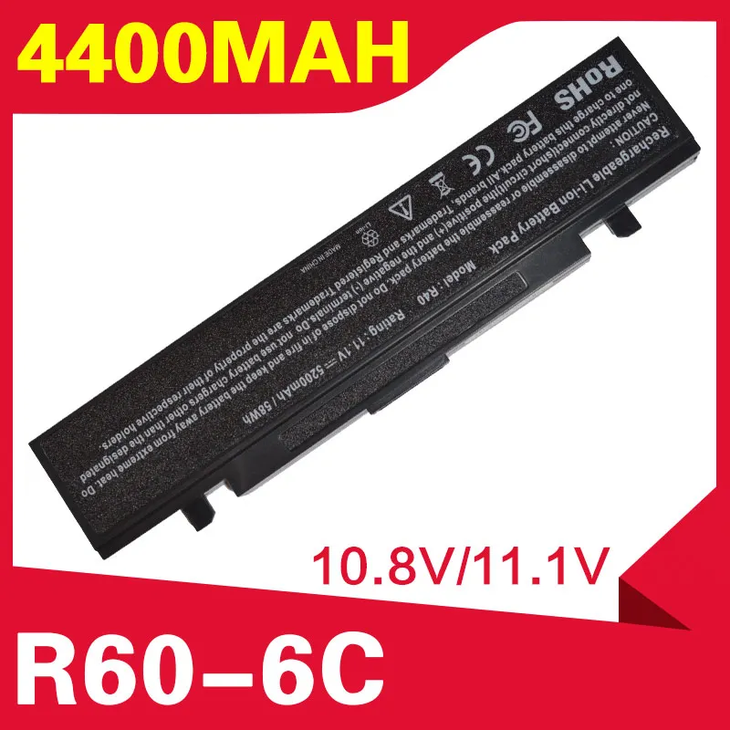 6 ячеек батареи ноутбука для Samsung R40 R40-EL1 R408 R410 R45 R458 R460 R510 R60 R610 R65 R70 P210 P460 P50 P560 P60 Q210