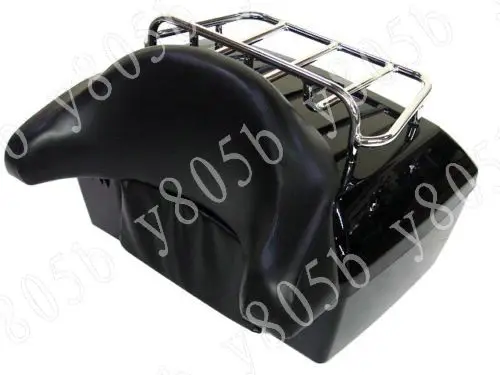 Мотоциклетная модель багаж с верхней рейкой и спинкой для Honda Shadow ACE Steed VLX 400 600 1100