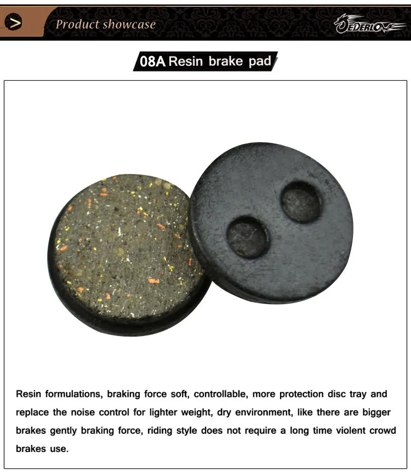 Велосипедные дисковые Тормозные колодки для (AONS) механические тормозные