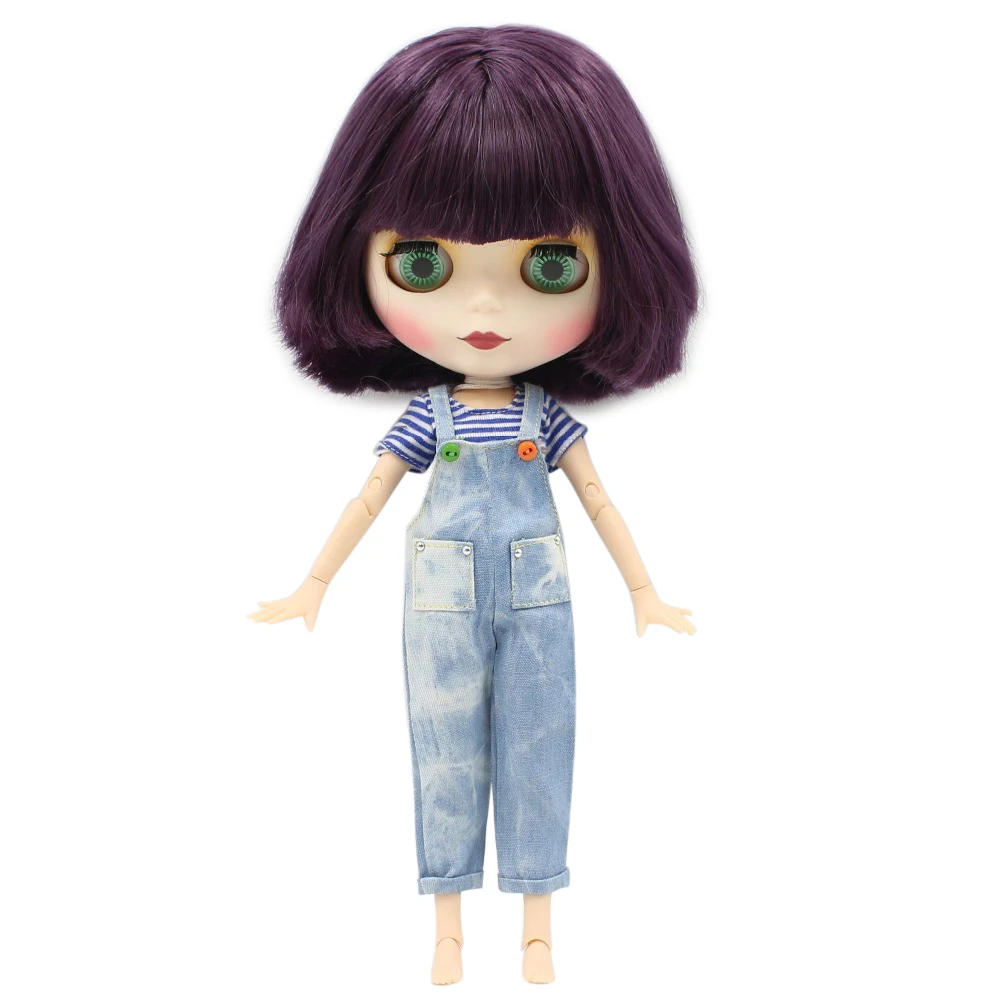 Ледяной DBS Blyth кукольные 1/6 bjd шарнирное тело матовая лицевая сторона белая кожа