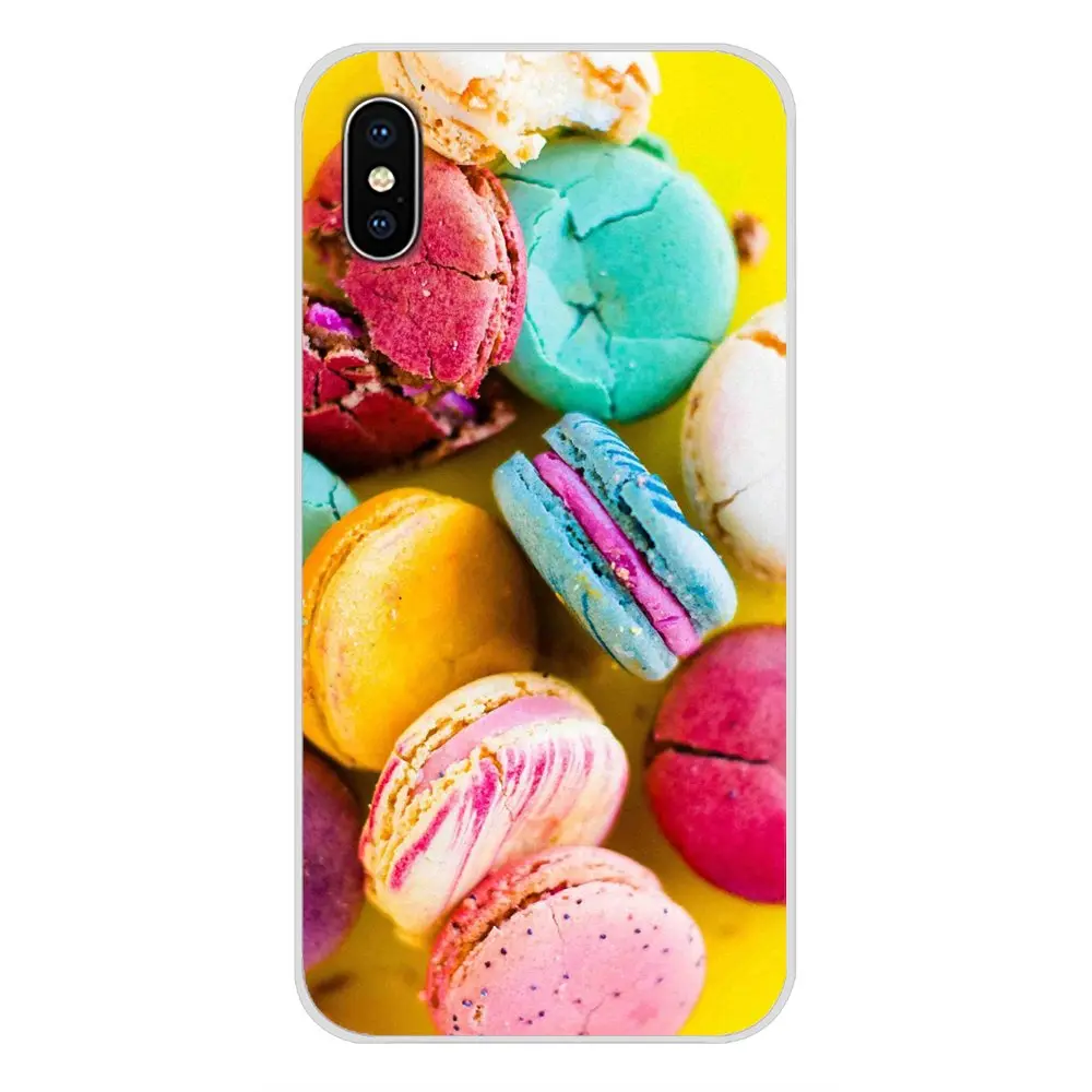 Десертная пицца пончики Macaron Food для Samsung Galaxy A3 A5 A7 J1 J2 J3 J5 J7 2015 2016 2017 аксессуары