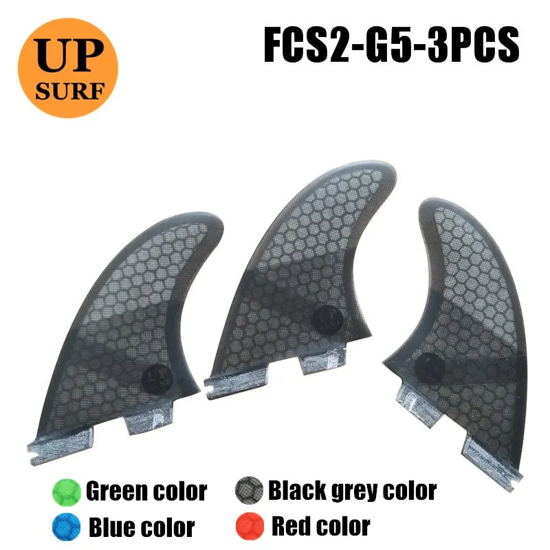 FCS2 G5/G7 FinsSurfboard сотовый плавник из стекловолокна G5 Зеленые Черные Красные Синие FCS