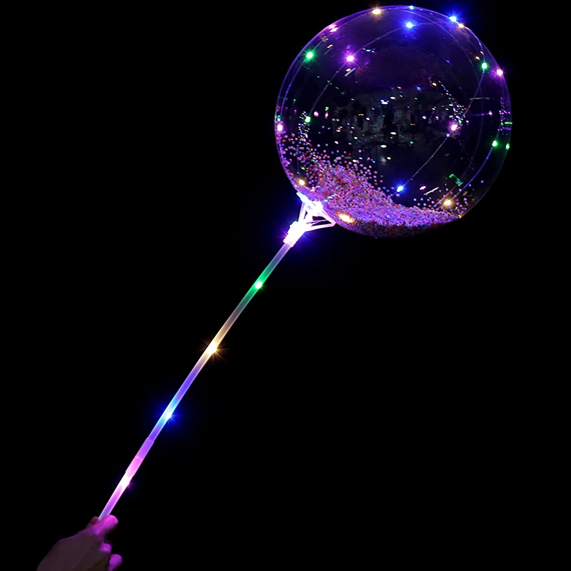 10 шт. светящиеся шары воздушные гелиевые Led воздушный шар globos пенопласт перо