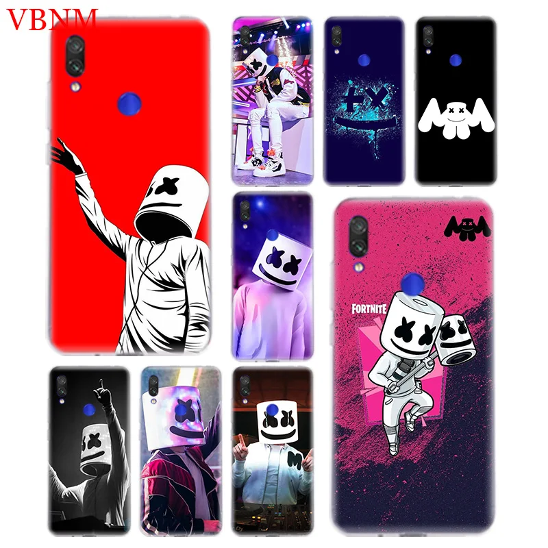 Marshmello Doctom DJ Alone TPU силиконовый чехол для телефона Xiaomi Redmi 4 4A 4X5 5A 6 6A 7 Pro