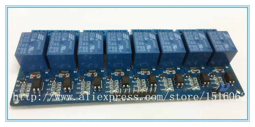 Лучший prices1PCS/LOT 5 В 8-канальный Релейный Модуль Совет по Arduino PIC AVR MCU DSP ARM Electronic