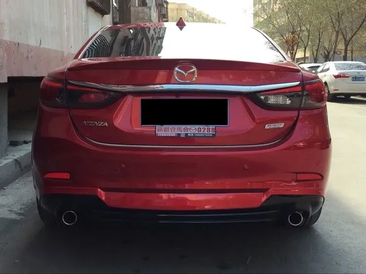 Для Mazda 6 Atenza ABS задний бампер диффузор защитные бамперы TYS для- Atenza обвес бампер задний губы задний спойлер