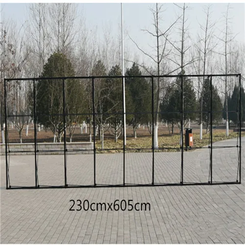 605 by 230cm 2,3 м цветочный настенный стенд металлический цветочный фон Рамка Хорошее качество складной Стенд пенокартон Конференц-фоновая рамка - Цвет: 605 by 230cm