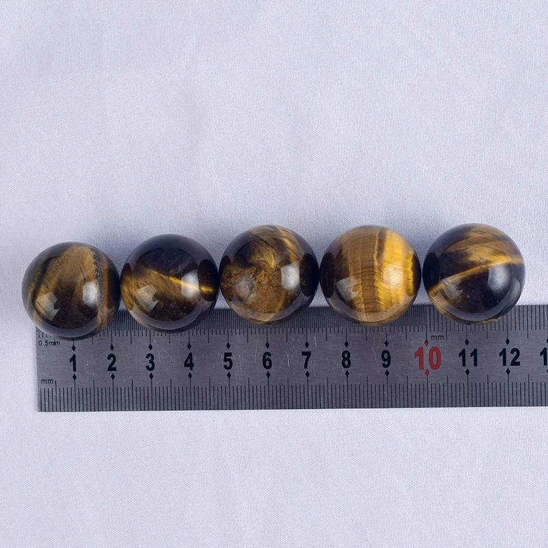 Натуральный тигровый глаз сфера Хрустальный массаж рук лечебный чакра рейки