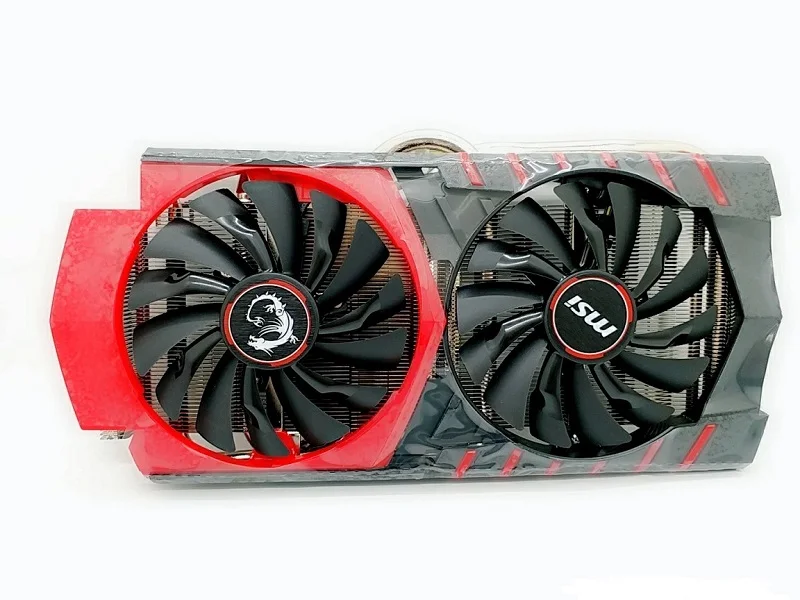Оригинальный радиатор охлаждающий вентилятор для видеокарты MSI NVIDIA Geforce GTX970 GAMING