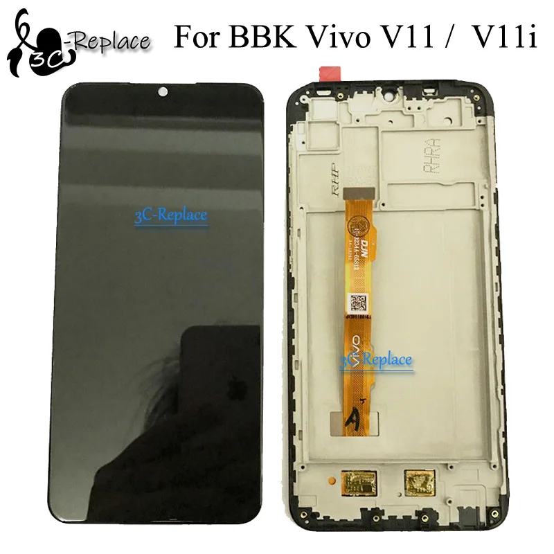 MediaTek MT6771 (Helio P60) 6.3 inch For BBK Vivo V11 / V11i Lcd Display Touch Screen Panel Digitizer assembly With Frame | Мобильные