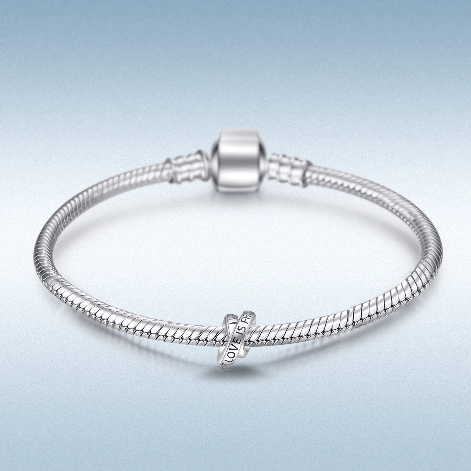 JewelryPalace I Love You Винтаж 925 пробы Серебряный Interlace подвеска в форме шара браслеты