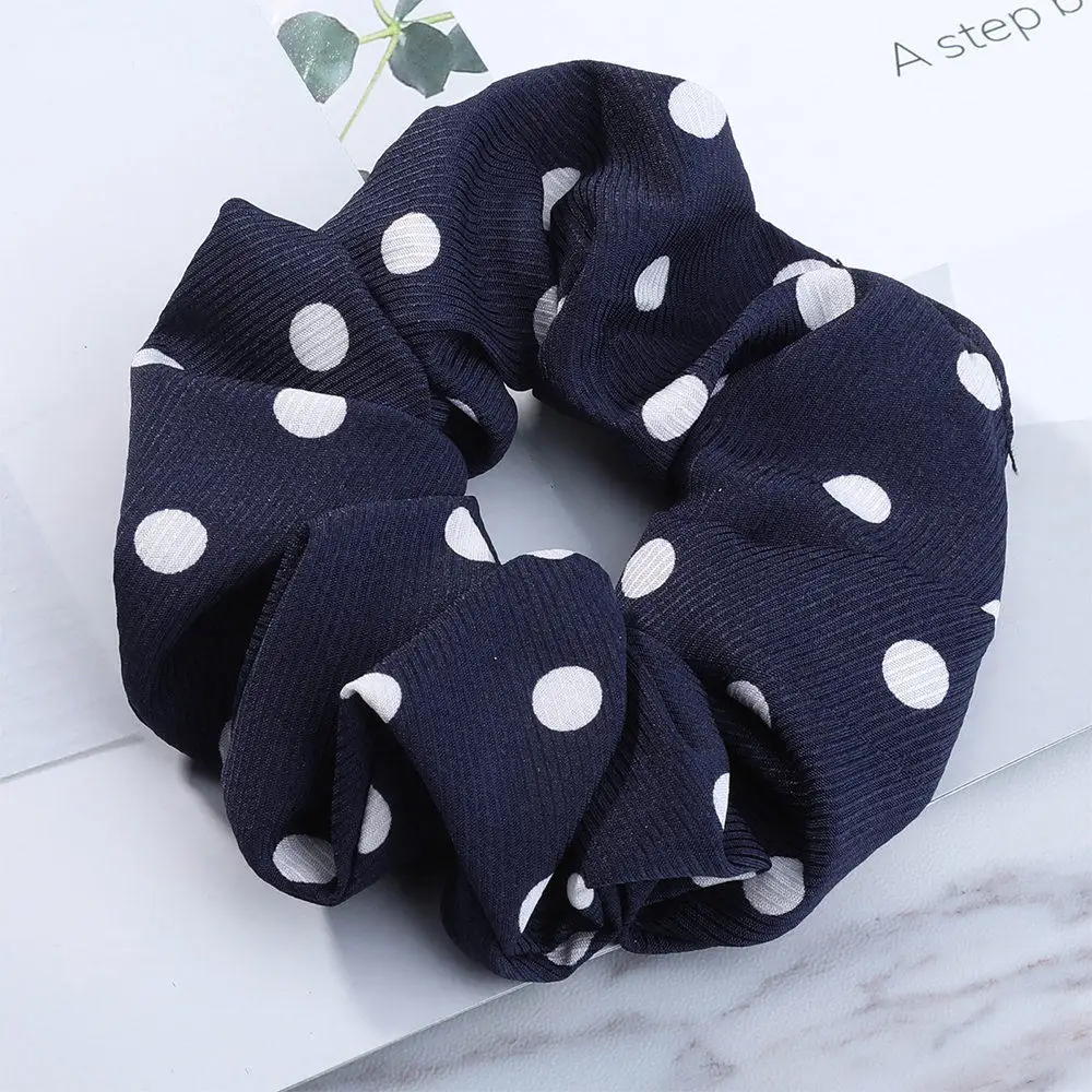 B navy blue AWAYTR, прочная резинка для волос для девушек, эластичные резинки для волос, модные резинки для волос, Женский конский хвост, держатель для волос, веревка для женщин, аксессуары для волос - Цвет: B navy blue