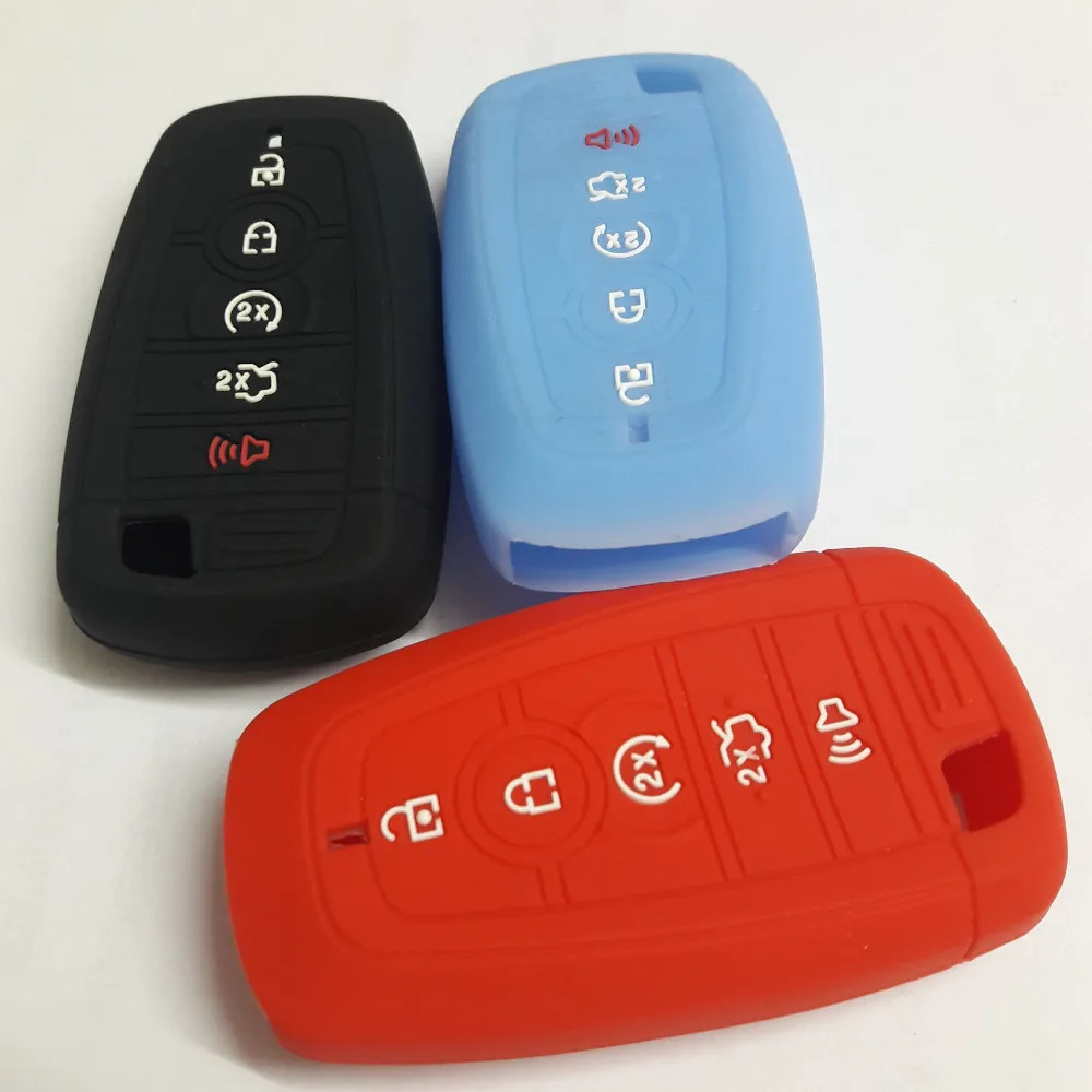 RUNFA авто чехол для автомобильного смарт ключа держатель Чехол Защита Ford 2017 2018 F 150