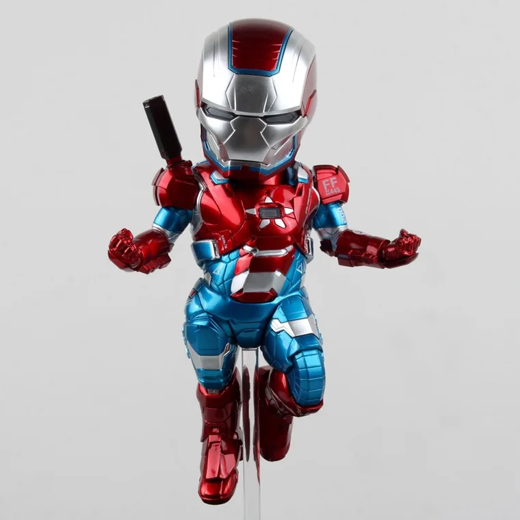 Marvel Мстители Железный человек 3 яйцо атака с светодиодный светильник фигурка