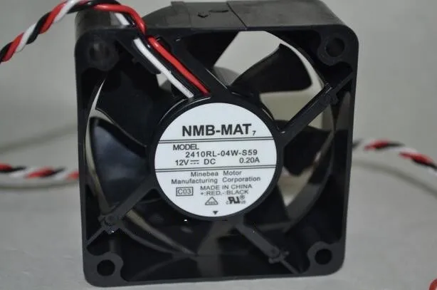 NMB 2410RL-04W-S59 6025 12V 0.2A 3-проводной вентилятор