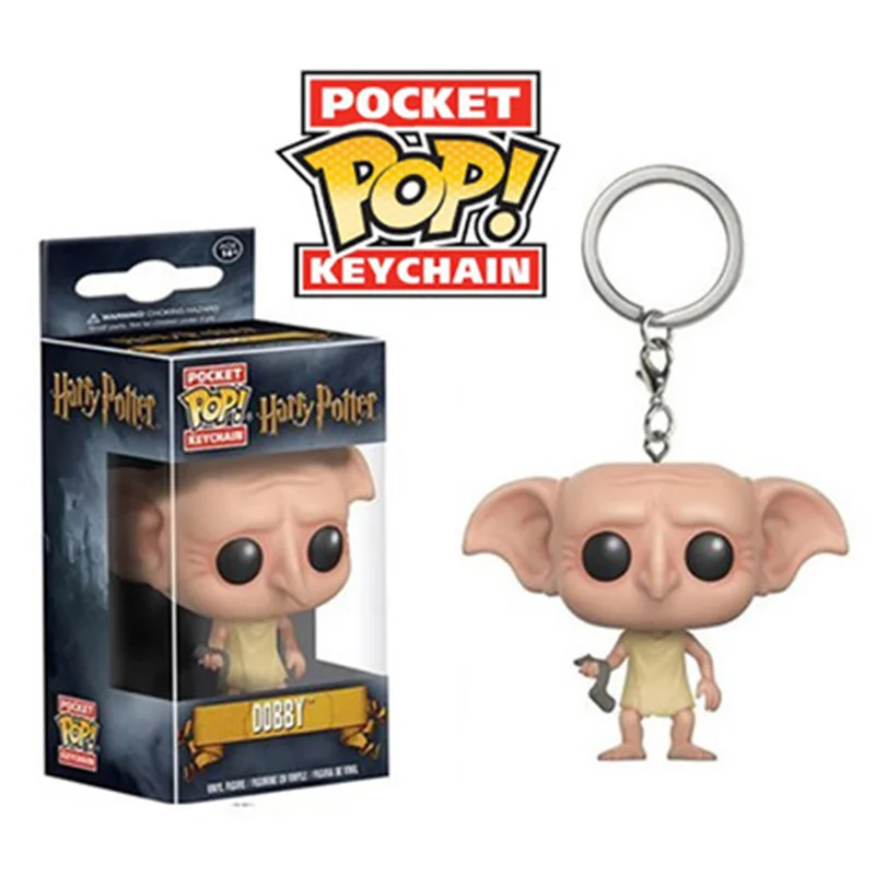 Прозрачный FUNKO POP мультяшная игрушка Чеширский кот Стич малефисент Чаки Добби фигурка модель Карманный Брелок игрушки для детей подарок - Цвет: Прозрачный