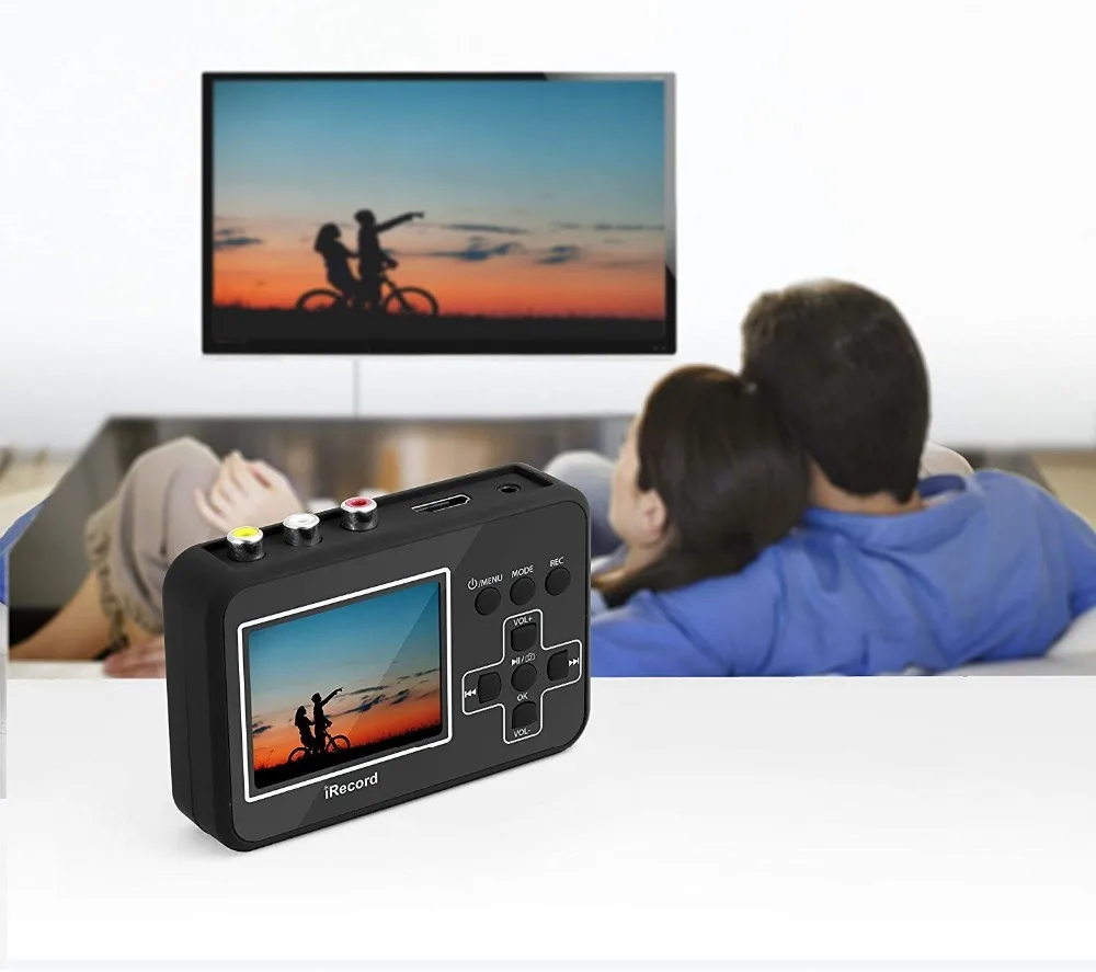 Видеозапись DIGITNOW Vhs в цифровой конвертер записывает видеоленты на карту памяти