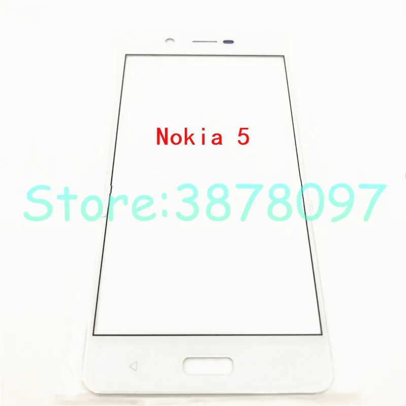 10 шт./лот панель сенсорного экрана для Nokia 3 5 6 7 Plus 8 переднее внешнее стекло топ