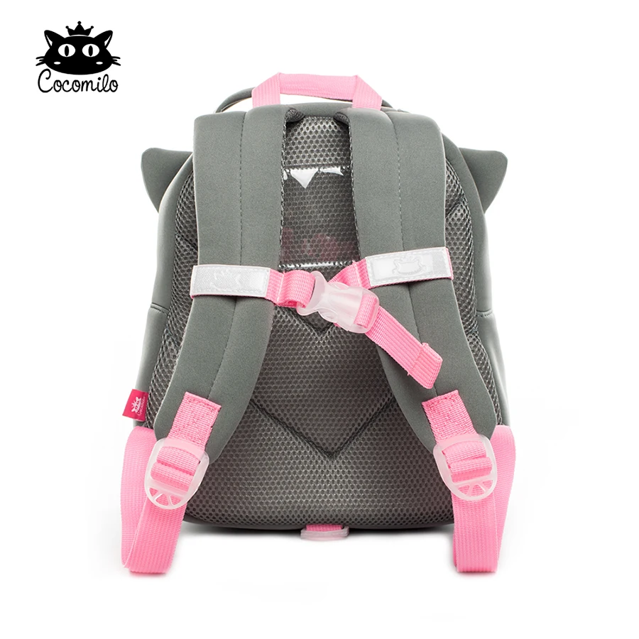 Orthodetic Cute Grizzly Bear Bagpack Ultra-Light Kids & Baby Bag Wearable Bow School Bag Non-Polluting girls Lovely cat Bagpack