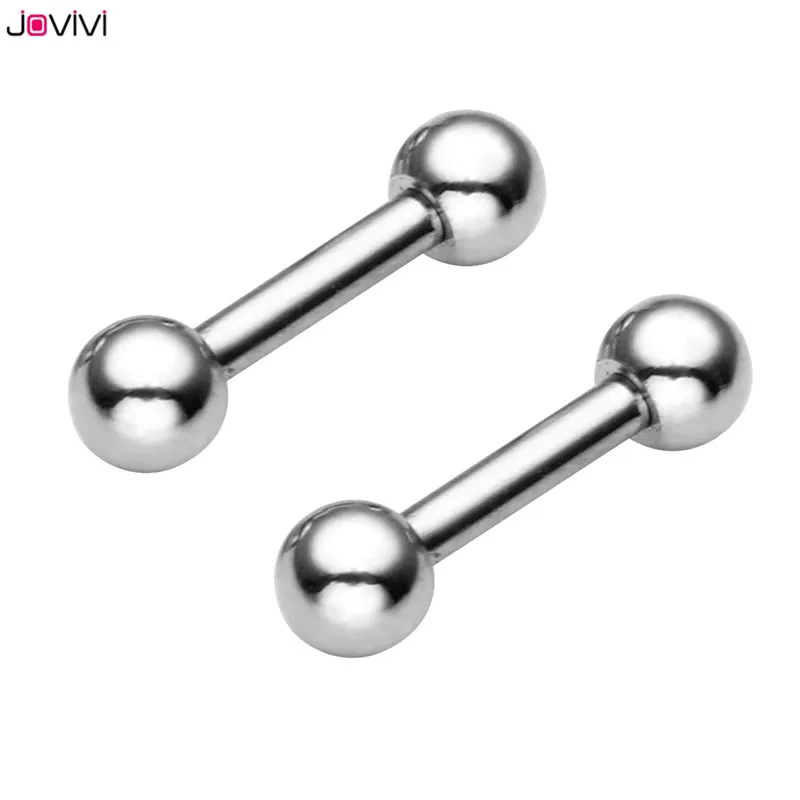 JOVIVI 16 г серьги из нержавеющей стали-гантели спиральный для хряща шпильки Tragus 6 мм