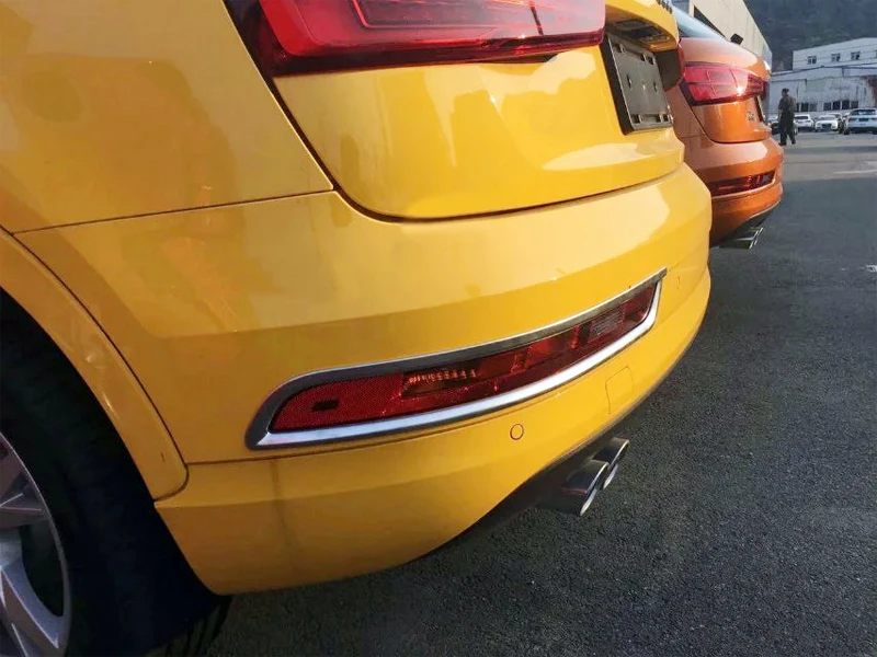 Для Audi Q3 2016 2017 внешняя отделка из АБС-пластика хромированная лампа обшивка 2 шт. |