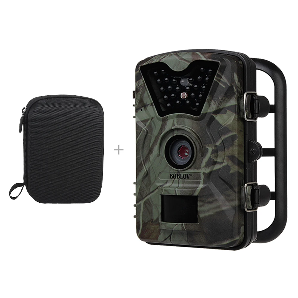 BOBLOV CT008 игровая ловушка для диких животных, Охотничья камера 12MP 1080P HD IR светодиодный 2," lcd видеомагнитофон, скаутская камера, сумка для переноски