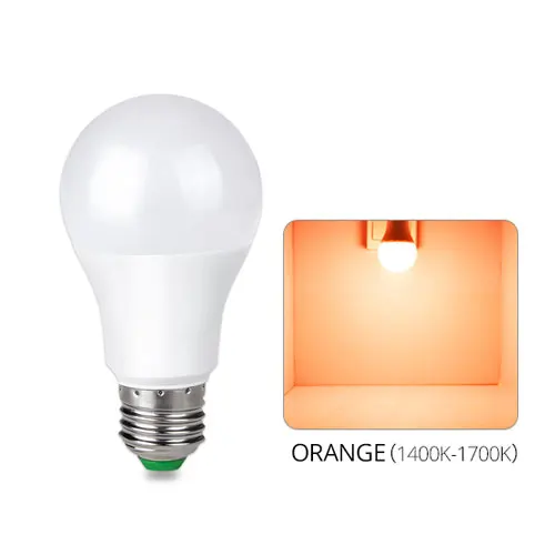 Orange 85-265 V E27 светодиодная Сенсорная лампа накаливания B22 заката до рассвета Автоматическое включение/OFF ампулы Светодиодный свет лампа дневной и ночной светильник Настенный светильник для дома крыльцо, прихожая - Испускаемый цвет: Orange