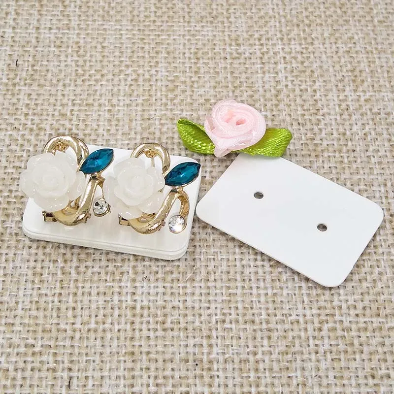 Красивая жемчужная бумага упаковочная карта для серьги маленькие ювелирные