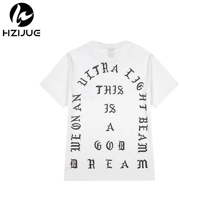 HZIJUE 2017 я чувствую себя Пабло Канье рубашка мужская хип-хоп Уличная одежда