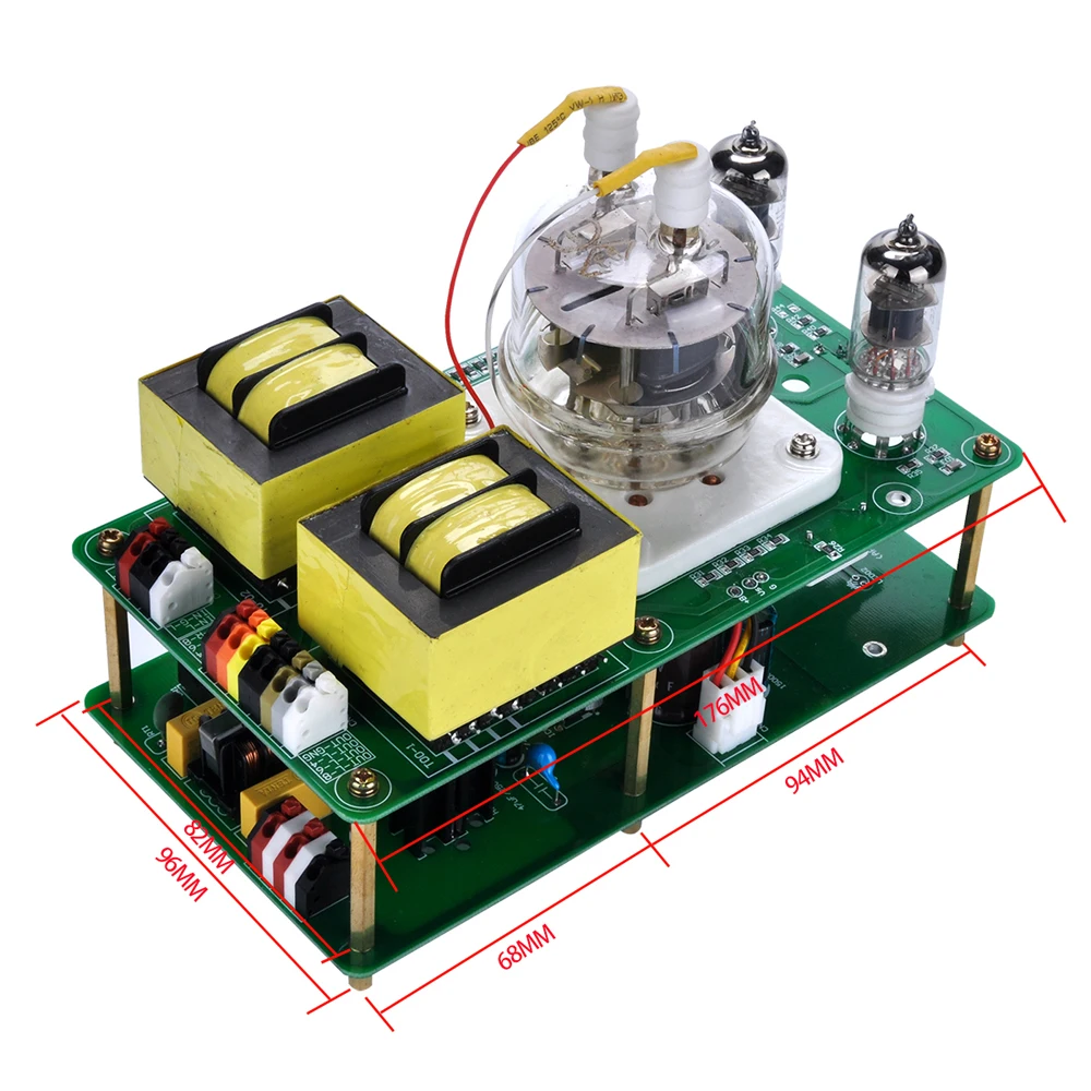 Lusya HiFi Собранный 6J1+ FU32 одноконцевый ламповый усилитель аудио усилитель мощности плата 85-264Vac DIY наборы