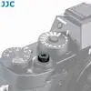 SRB-MBLACK JJC металлическая спусковая Кнопка затвора для ЖК-дисплея с подсветкой Fujifilm X-H1 XPRO2 X100F X100T XE3 XT20 XT2 XT10 XT3 GS645s XT30 SONY RX1RII Leica M9 - Цвет: SRB-MBLACK