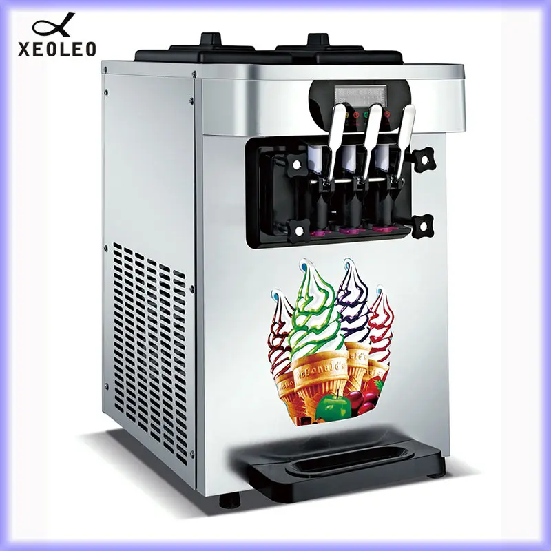 Коммерческая Машина Для Мороженого XEOLEO настольный аппарат для приготовления