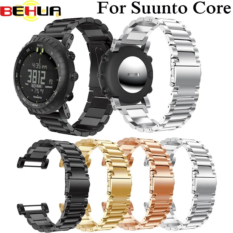 Ремешок для часов из нержавеющей стали браслета Suunto Регулируемый сменный
