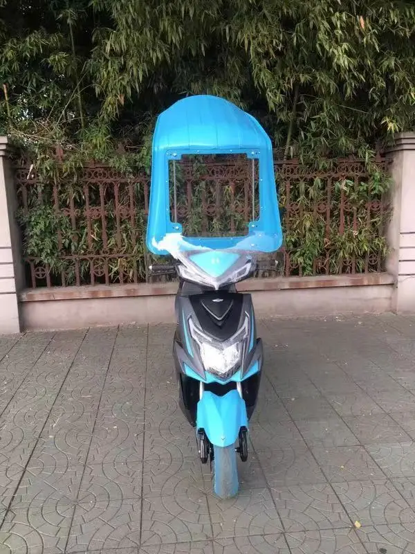 Cyan Солнцезащитный козырек от солнца, аккумулятор для автомобиля, солнцезащитный крем, ветровая пластина, двигатель, крышка мотоцикла, навес, плотный зонтик, тент - Цвет: Cyan