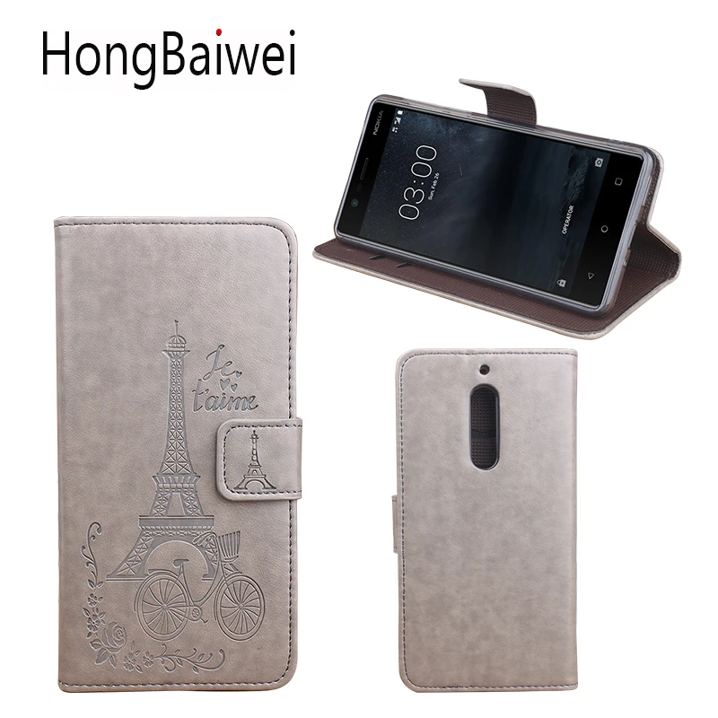 Чехол для телефона Folio PU Walle Nokia 5 6 7 8 откидные кожаные чехлы Lumia 640XL 540