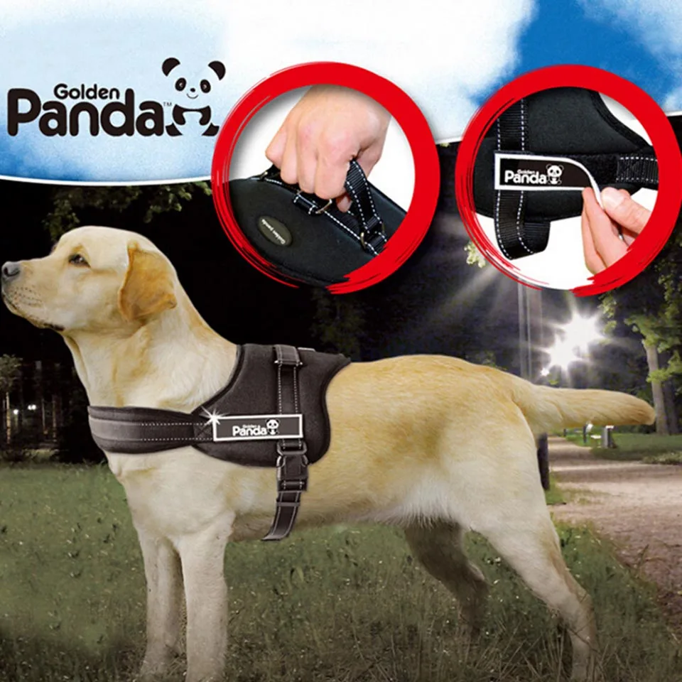 Ortilerri Pet Supplies Chest Strap Cotton Red Dog Harness Black Arnes Perro Golden Panda 5 Sizes Correas Para Perros 2016 | Дом и сад