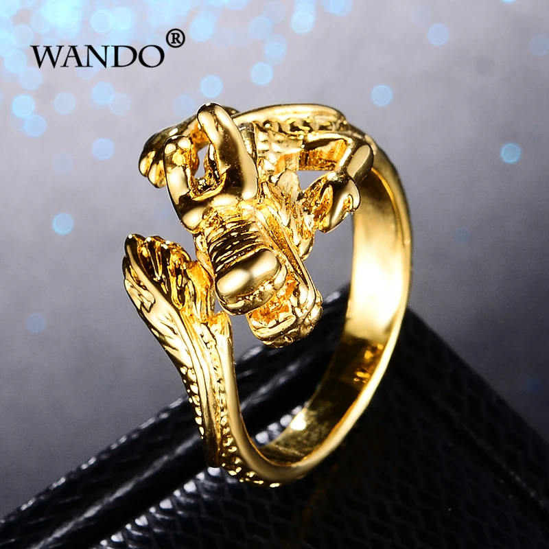 

new Gold Color Rings For Women Men Men's Rings domineering national ring Couple rings free size r66