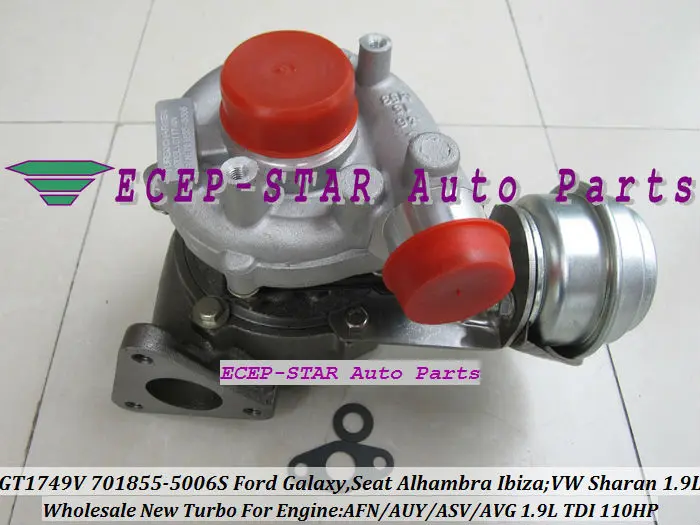 Бесплатная доставка GT1749 701855 5006S турбо для Ford Galaxy SEAT Alhambra Ibiza Volkswagen VW Sharan AFN AUY AVG 1.9L
