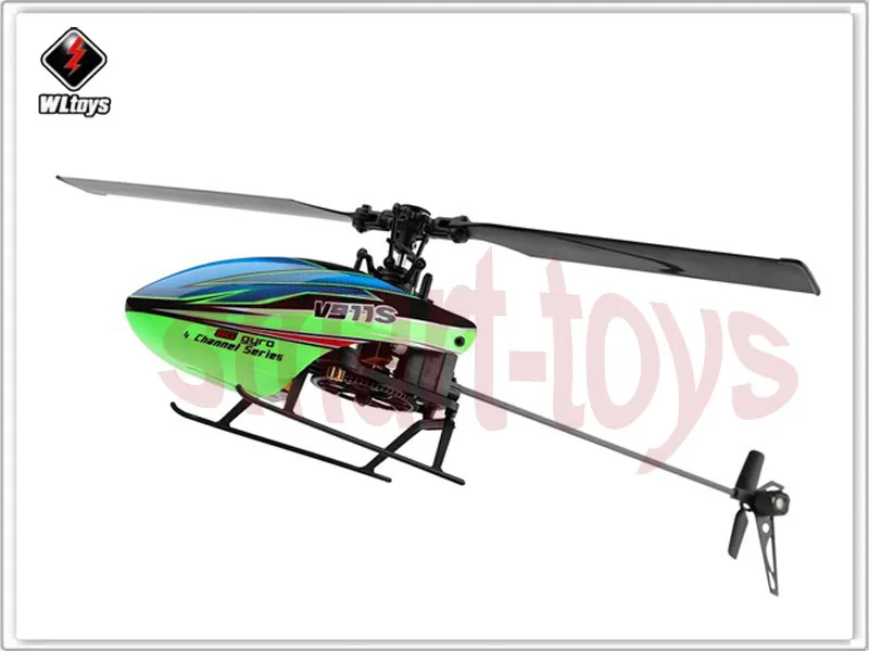 WLtoys V911S 2,4G 4CH 6-Aixs Gyro Flybarless RC вертолет RTF горячий RC вертолет с дистанционным управлением