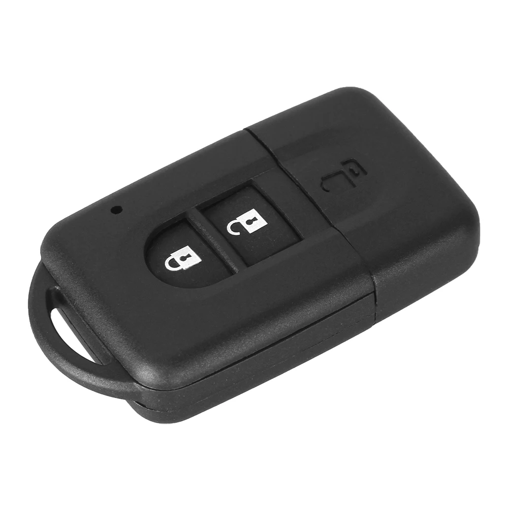 KEYYOU для Nissan Замена 2 кнопки дистанционного ключа автомобиля чехол для Nissan Micra Xtrail Qashqai Juke Duke брелок крышка