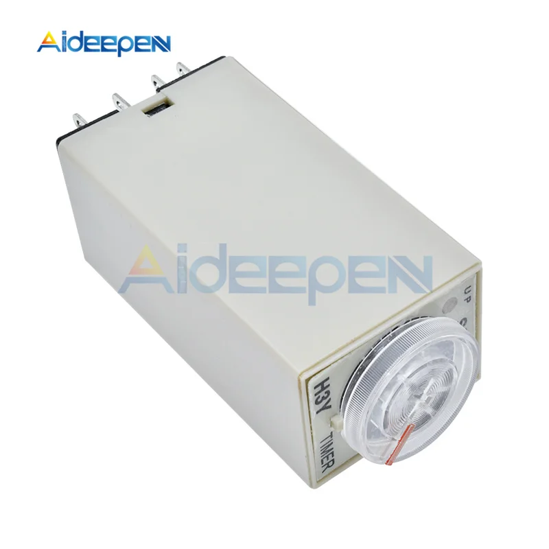1 комплект H3Y-2 AC 110 В 220 В DC 12 В 24 В таймер задержки Реле времени модуль 8 Pin 0-30 минут/секунд с PYF08A релейная база розетка